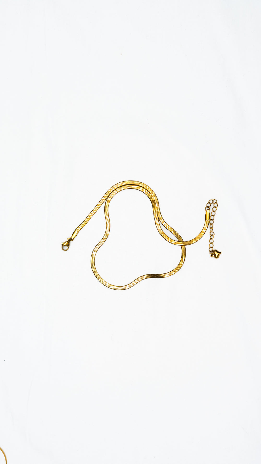 Flat Gold Necklace
